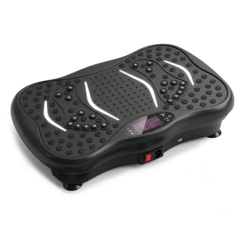 PLATFORMA WIBRACYJNA DO ĆWICZEŃ FITNESS STAYFIT SPINMOVE PLUS CZARNY - Image 2