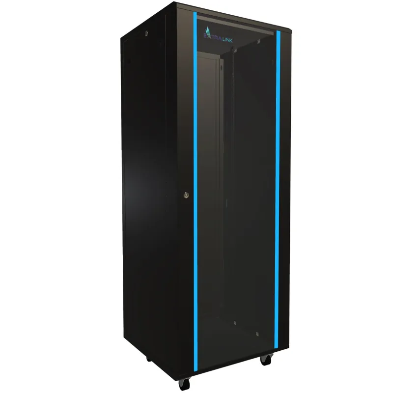 Extralink 32U 600x600 Czarna Szafa rack stojąca