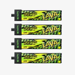AKUMULATOR DO DRON BETAFPV LAVA II 1S BATTERY 580MAH 95C (4SZT.) - Obrázek 3