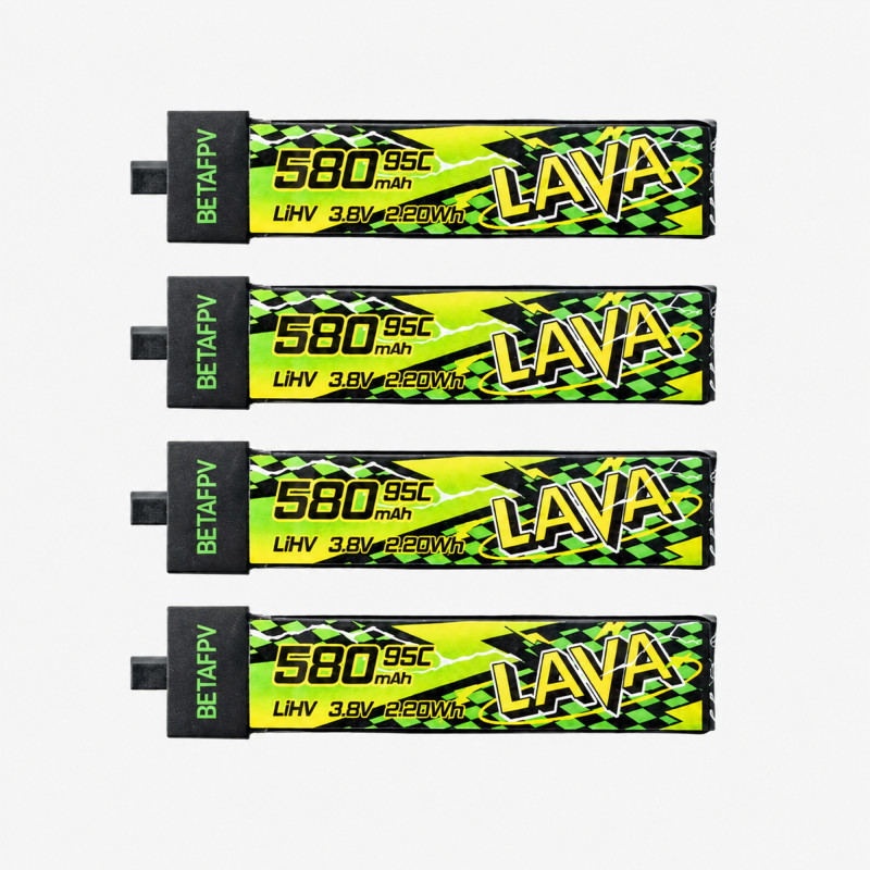 AKUMULATOR DO DRON BETAFPV LAVA II 1S BATTERY 580MAH 95C (4SZT.) - Изображение 3