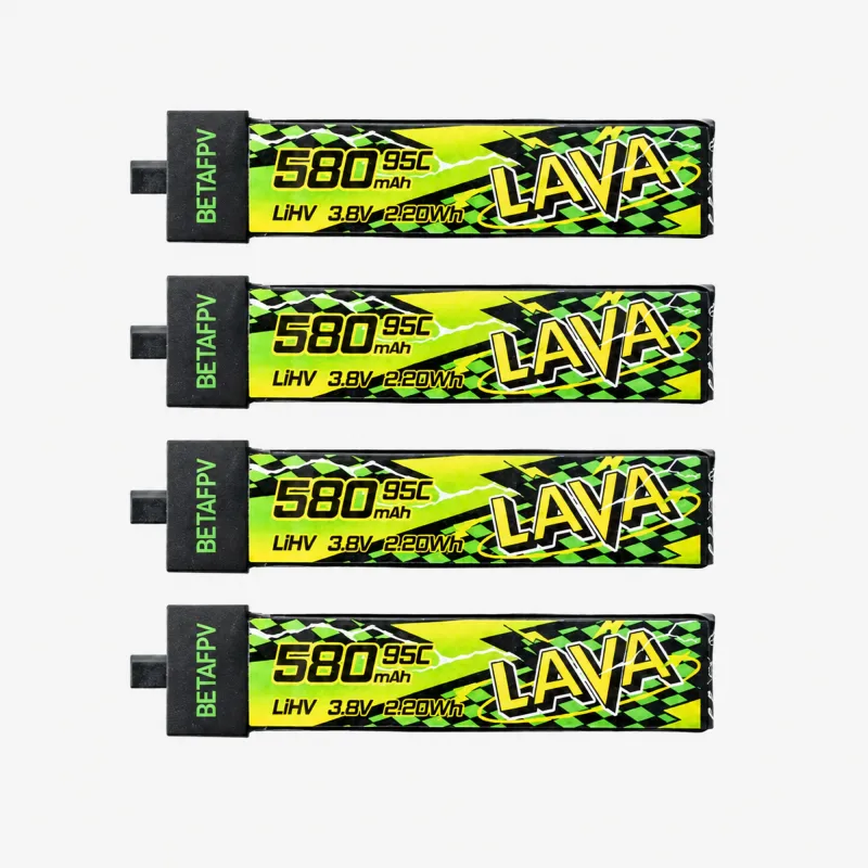 AKUMULATOR DO DRON BETAFPV LAVA II 1S BATTERY 580MAH 95C (4SZT.) - Obrázek 3