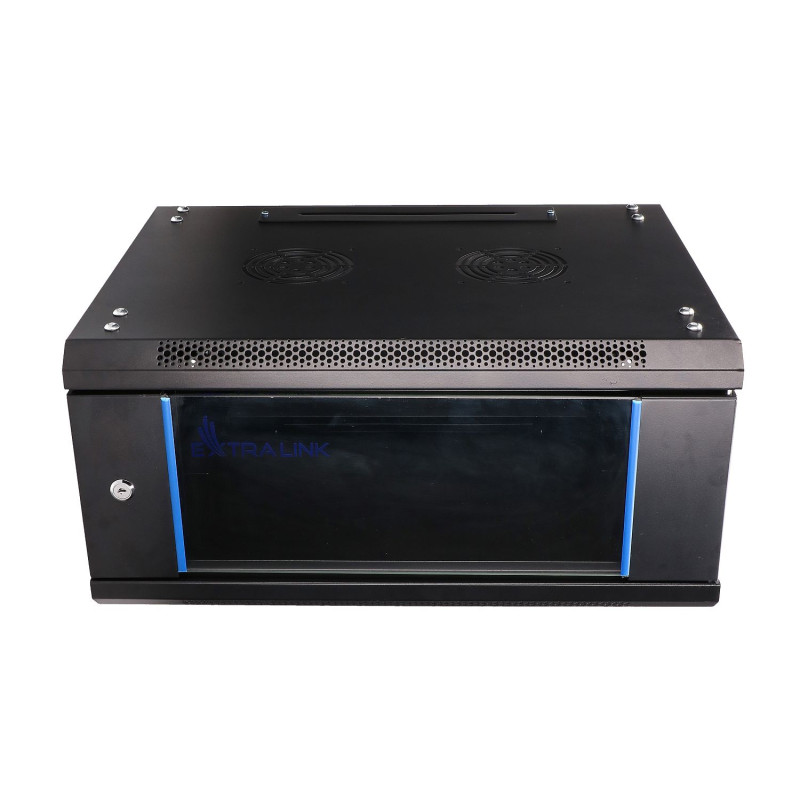 Extralink 4U 600x450 Black | Rackmount cabinet | wall mounted - Image 2