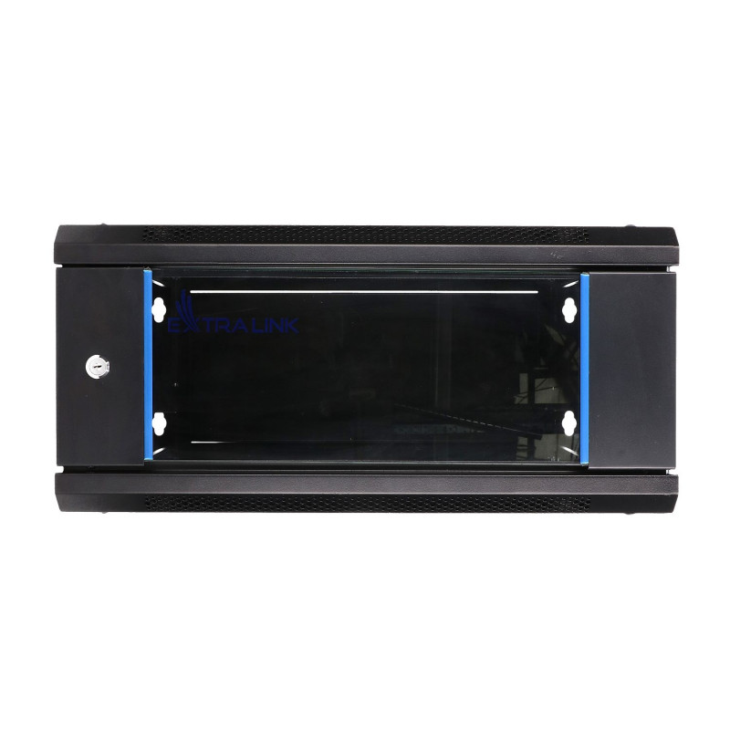 Extralink 4U 600x450 Siyah Duvara Montaj Rack Kabini - Görsel 7