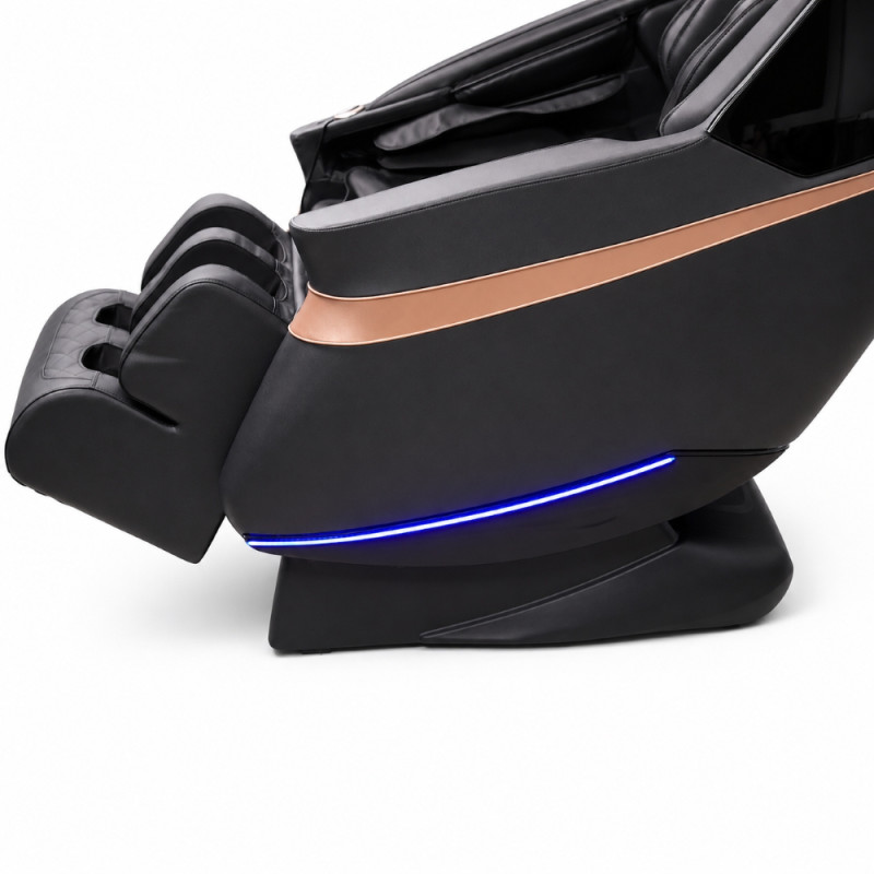 EXTRALINK FOTEL MASUJĄCY 3D ZERO GRAVITY CZARNO-ZŁOTY - Imagen 5