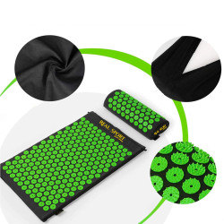 Extralink Acupressure Mat, Health Cushion with Spikes Stimulating Circulation Massage Pillow - Image 2