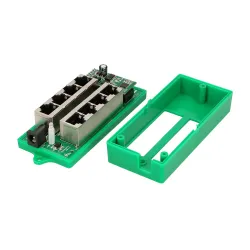 Extralink 4 Portowy Gigabit PoE Injector Aktywny, 4 porty Gigabit 802.3at/af, Mode A