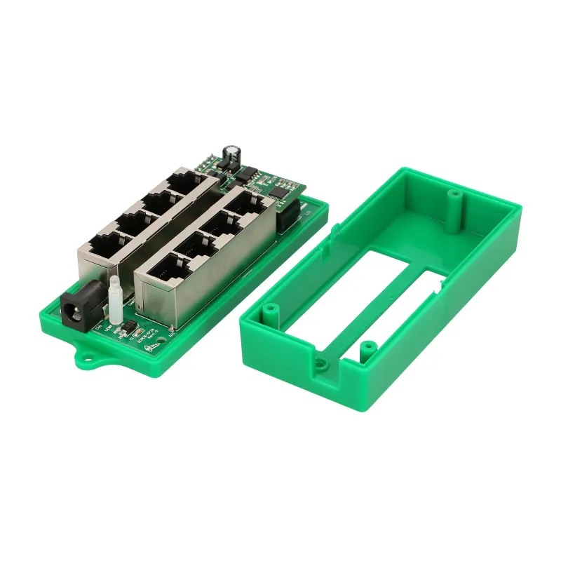 Extralink 4 Portowy Gigabit PoE Injector Aktywny, 4 porty Gigabit 802.3at/af, Mode A