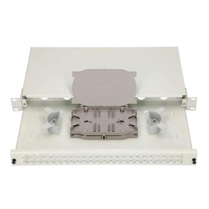 Extralink 48 Core Rozváděč 24 SC Duplex, 48 svarů, Šedý