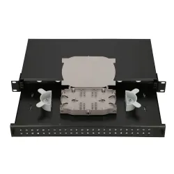 Extralink 48 Core Rozváděč 24 SC Duplex, 48 svarů, Černá