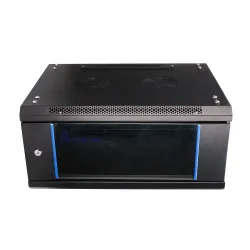 Extralink 4U 600x450 Czarna Szafa rack montowana na ścianie