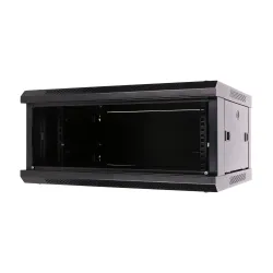 Extralink 4U 600x450 Černá Racková skříň montovaná na zdi