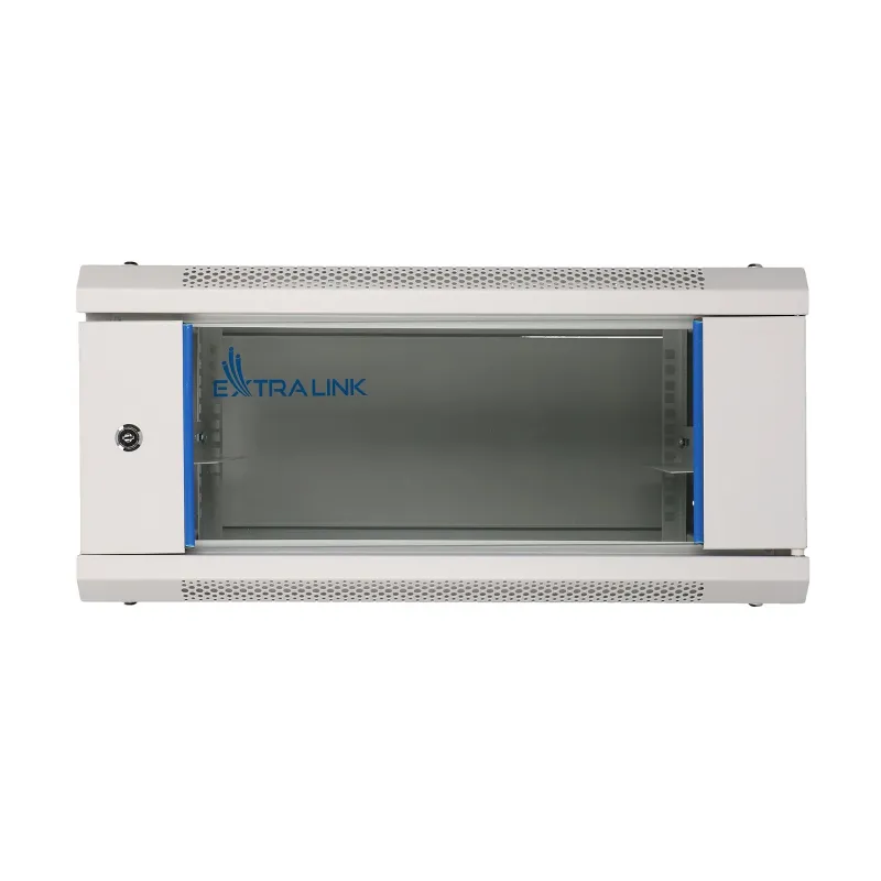 Extralink 4U 600x450 Šedá Racková skříň montovaná na zdi