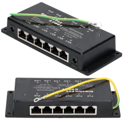 Extralink 6 Portový Gigabit PoE Injector 6x 1000Mb/s RJ45