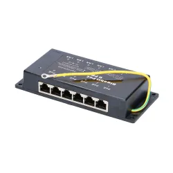 Extralink 6 Portový Gigabit PoE Injector 6x 1000Mb/s RJ45