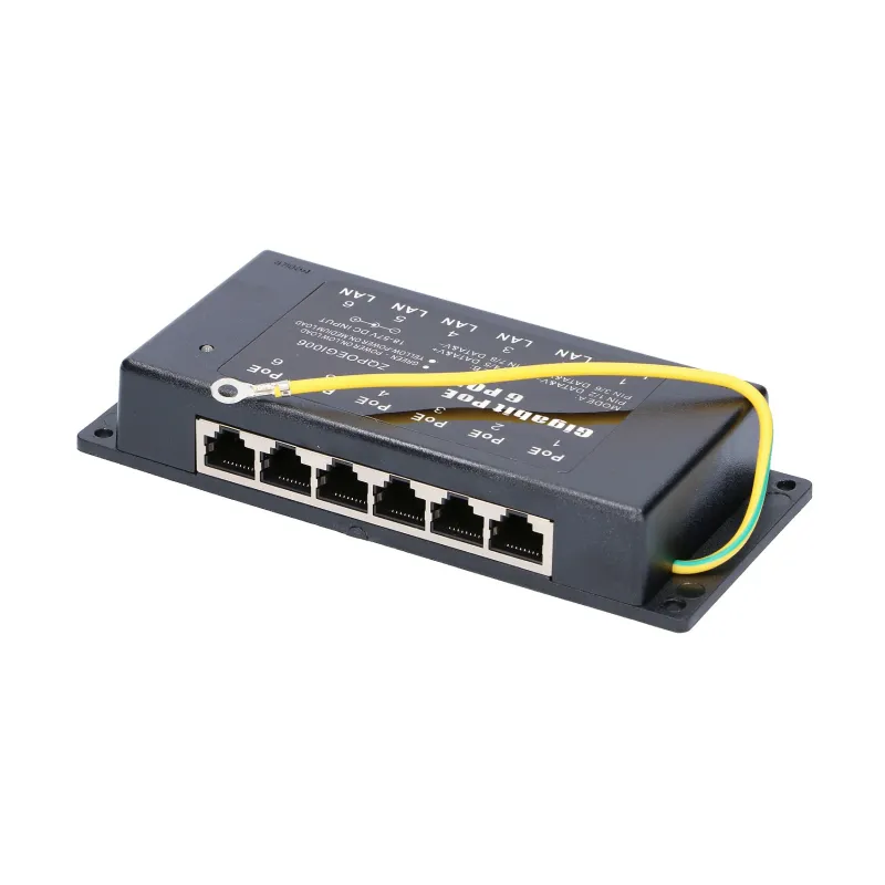Extralink 6 Portový Gigabit PoE Injector 6x 1000Mb/s RJ45