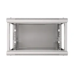 Extralink 6U 600x450 Szara Szafa rack montowana na ścianie