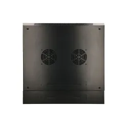 Extralink 6U 600x600 AZH Czarna Szafa rack montowana na ścianie, dwusekcyjna