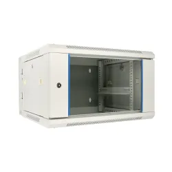 Extralink 6U 600x600 AZH Szara Szafa rack montowana na ścianie, dwusekcyjna