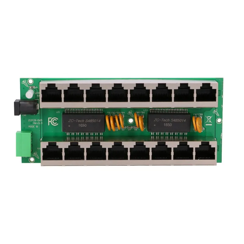Extralink 8 Portowy Gigabit PoE Injector 8x 1000Mb/s RJ45, Mode B