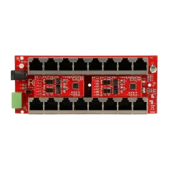 Extralink 8 Portowy Gigabit PoE Injector Aktywny, 8 portów Gigabit 802.3at/af, Mode A