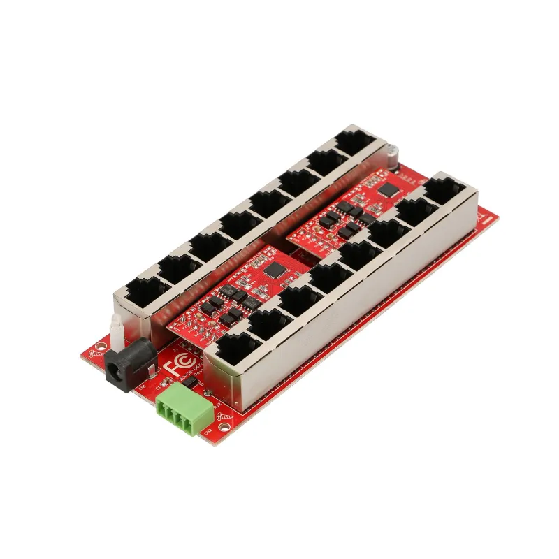 Extralink 8 Portový Gigabit PoE Injector Aktivní, 8 portů Gigabit 802.3at/af, Mode A