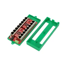 Extralink 8 Portový Gigabit PoE Injector Aktivní, 8 portů Gigabit 802.3at/af, Mode A