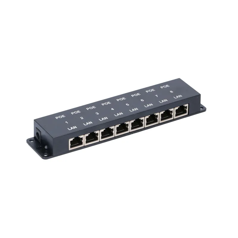 Extralink 8 Portowy PoE Injector 8x 100Mb/s RJ45