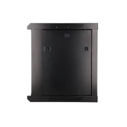 Extralink 9U 600x450 Černá Racková skříň montovaná na zdi