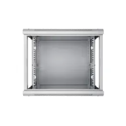Extralink 9U 600x450 Šedá Racková skříň montovaná na zdi