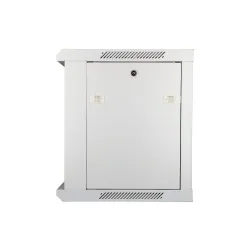 Extralink 9U 600x450 Šedá Racková skříň montovaná na zdi