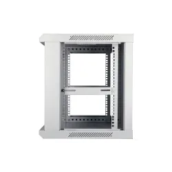 Extralink 9U 600x450 Šedá Racková skříň montovaná na zdi