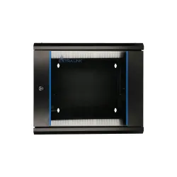 Extralink 9U 600x600 AZH Černá Racková skříň montovaná na zdi, dvoudílná