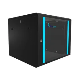 Extralink 9U 600x600 Černá Racková skříň montovaná na zdi
