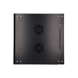 Extralink 9U 600x600 Černá Racková skříň montovaná na zdi