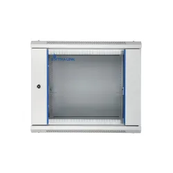Extralink 9U 600x600 Šedá Racková skříň montovaná na zdi