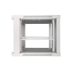Extralink 9U 600x600 Šedá Racková skříň montovaná na zdi