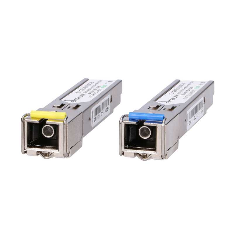 Extralink SFP 1.25G | SFP WDM Módulo | 1,25Gbps, 1310/1550nm, single mode, 3km, SC, DOM, pair - Imagen 4