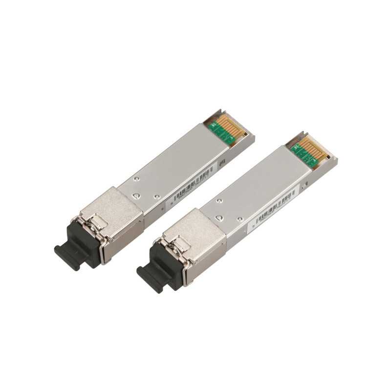 Extralink SFP 1.25G | SFP WDM Módulo | 1,25Gbps, 1310/1550nm, single mode, 20km, SC, DOM, pair - Imagem 3