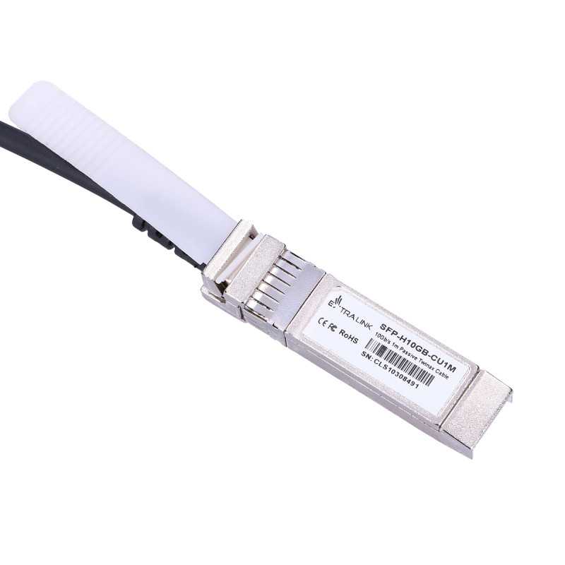 Extralink DAC SFP+ | Kabel SFP+ DAC | 10Gbps, 1m, AWG30 - Imagem 2