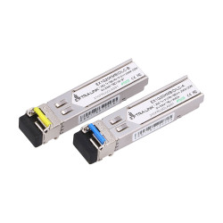 Extralink SFP WDM 1.25G 1310/1550nm | SFP-Modul | Einzelmodus, 20km, LC, DDM, Paar - Bild 2