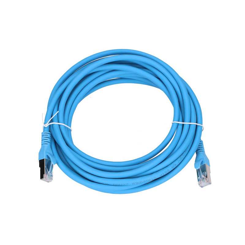 Патч-корд LAN Extralink Cat.6A S/FTP 5м, Медный Сетевой Кабель Уплётка 10Gbit/s - Изображение 2
