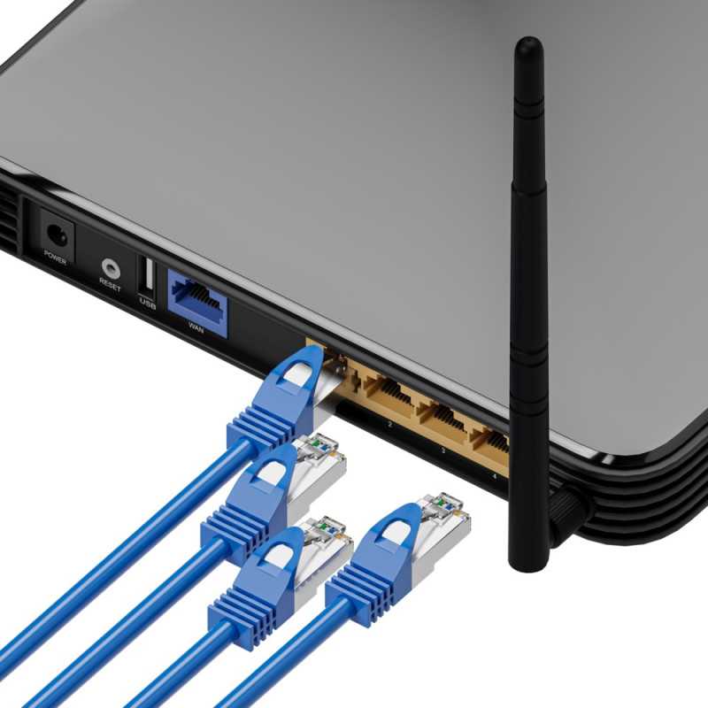 Extralink Cat.6A S / FTP 10m | LAN Patchcord | Cabo de cobre de par trenzado, 10 Gbps - Imagem 6