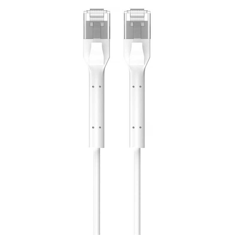 Cabo Patch LAN Extralink Cat.6 U/FTP 10m 1Gbps Branco, Cobre, Cabo de Rede Trançado, Extremidade Flexível - Imagem 3