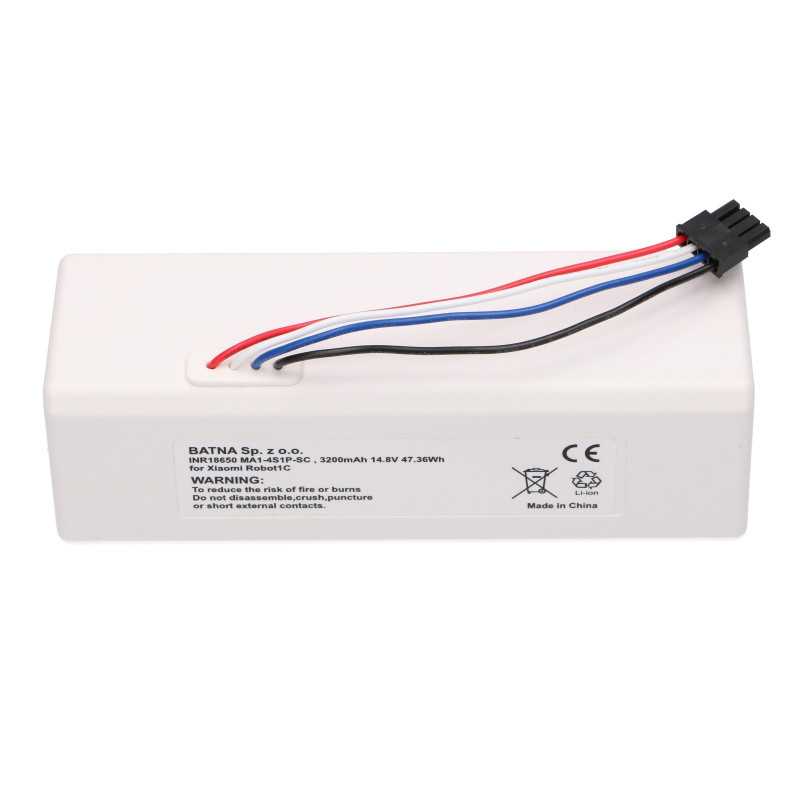 Xiaomi Robot 1C P1904-4S1P-MM, 3200mAh, 47.36Wh | Bateria sobressalente | STYTJ01ZHM Mijia 1C P1904-4S1P-MM (Dreame MC1808) - Imagem 3