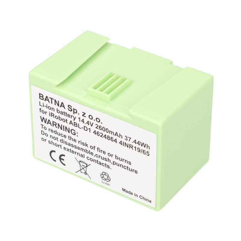 BATERIA ZAMIENNIK ROOMBA E5 E6 I7 14.4V 2600MAH - Immagine 2