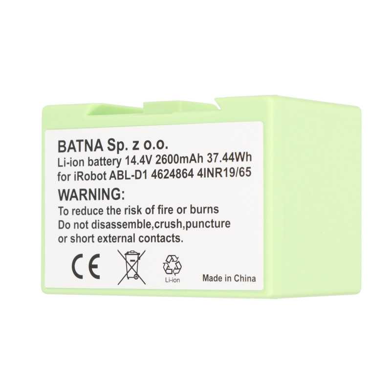BATERIA ZAMIENNIK ROOMBA E5 E6 I7 14.4V 2600MAH - Immagine 4