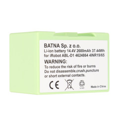 BATERIA ZAMIENNIK ROOMBA E5 E6 I7 14.4V 2600MAH - Immagine 5