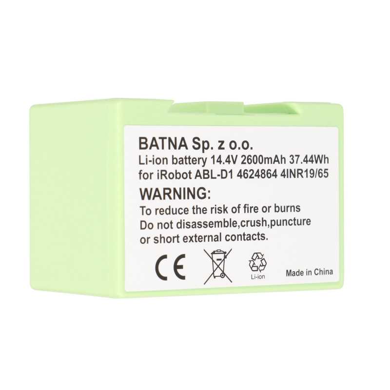 Extralink | Bateria, akumulator do odkurzacza | zamiennik dla Roomba E5 E6 I7 14.4V 2600mAh - Zdjęcie 5