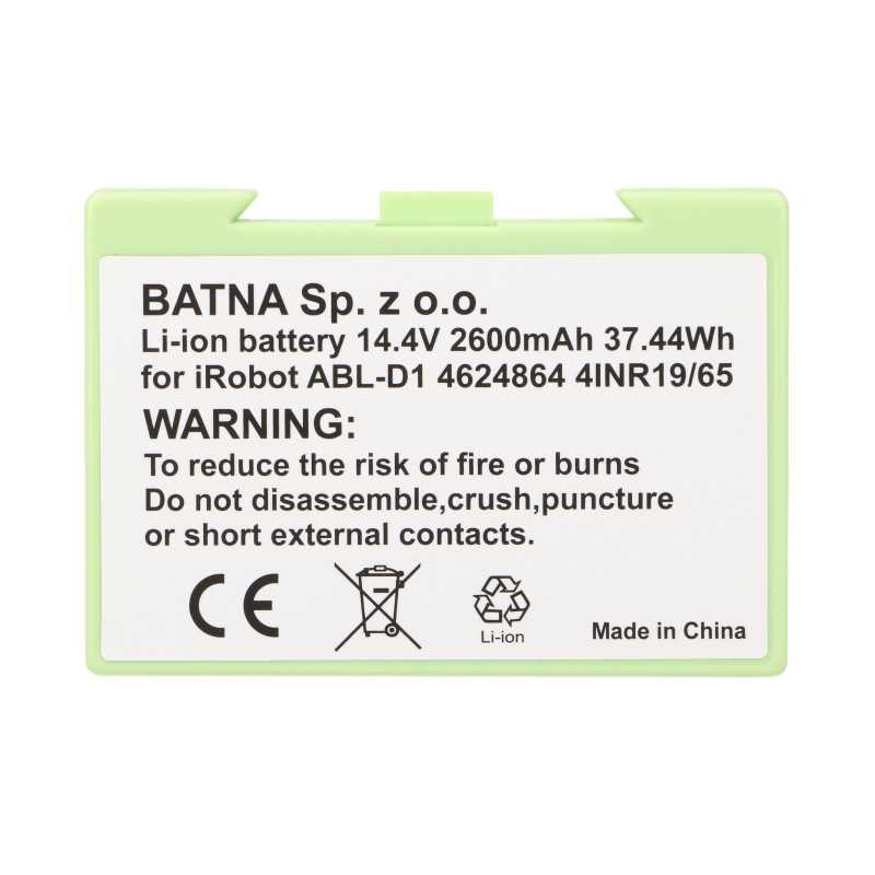 Extralink | Bateria, akumulator do odkurzacza | zamiennik dla Roomba E5 E6 I7 14.4V 2600mAh - Zdjęcie 6