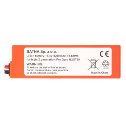 BATERIA ZAMIENNIK XIAOMI MOP P/MOP PRO2 PRO 2PRO MJSTS1 14.4V 5200MAH - Изображение 6